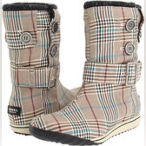 Sorel Milano Breve Plaid Waterproof Boots
